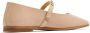 ANDANINES faux-pearl leather ballerina shoes Pink - Thumbnail 3