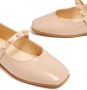 ANDANINES faux-pearl leather ballerina shoes Pink - Thumbnail 4