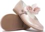 ANDANINES floral-appliqué leather ballerina shoes Pink - Thumbnail 4