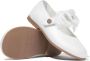 ANDANINES floral-appliqué leather ballerina shoes White - Thumbnail 4
