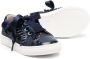ANDANINES glittery leather sneakers Blue - Thumbnail 2