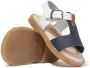 ANDANINES leather buckle-fastening sandals Blue - Thumbnail 3