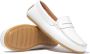 ANDANINES leather penny loafers White - Thumbnail 4