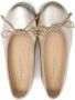ANDANINES metallic ballerina pumps Gold - Thumbnail 3