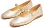 ANDANINES metallic-leather ballerina shoes Gold - Thumbnail 2