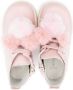 ANDANINES pompom-detail leather boots Pink - Thumbnail 3