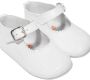 ANDANINES scalloped leather ballerina shoes White - Thumbnail 2