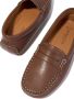 ANDANINES square-toe leather loafers Brown - Thumbnail 4