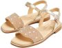 ANDANINES stud-embellished leather sandals Gold - Thumbnail 2
