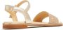 ANDANINES stud-embellished leather sandals Gold - Thumbnail 3