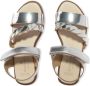 ANDANINES touch-strap open-toe sandals Silver - Thumbnail 3