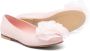 Andrea Montelpare floral-appliqué leather ballerina shoes Pink - Thumbnail 2