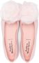 Andrea Montelpare floral-appliqué leather ballerina shoes Pink - Thumbnail 3