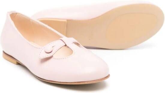 Andrea Montelpare leather ballerina shoes Pink
