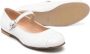 Andrea Montelpare patent-toecap leather ballerina shoes White - Thumbnail 2