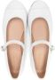 Andrea Montelpare patent-toecap leather ballerina shoes White - Thumbnail 3