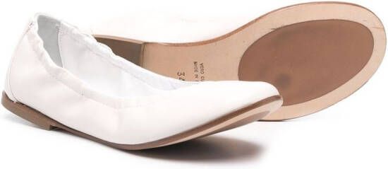Andrea Montelpare slip-on ballerina shoes White