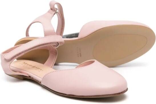 Andrea Montelpare touch-strap ballerina shoes Pink