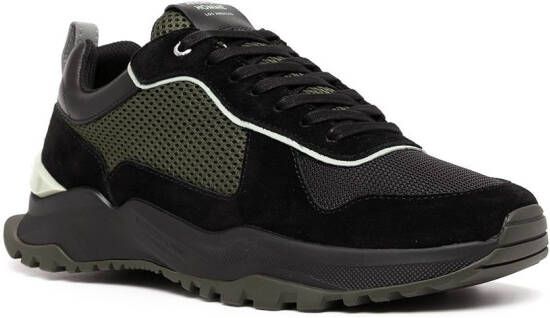 Android Homme panelled low-top sneakers Black
