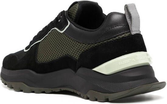 Android Homme panelled low-top sneakers Black