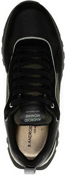 Android Homme panelled low-top sneakers Black