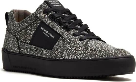 Android Homme Point Dume caviar-leather sneakers Black
