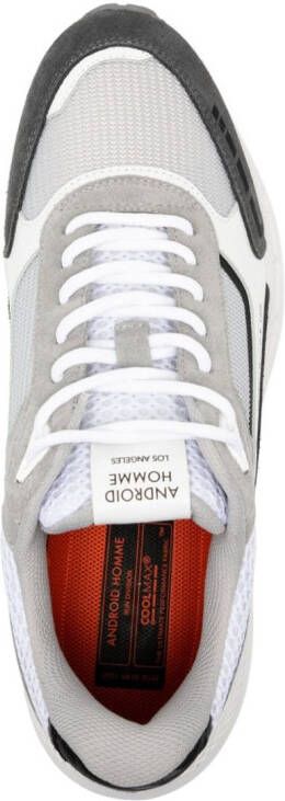 Android Homme Venice lace-up panelled sneakers White