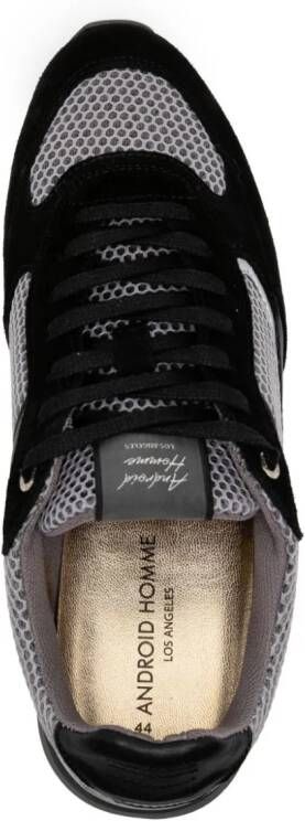 Android Homme Zuma lace-up panelled sneakers Black