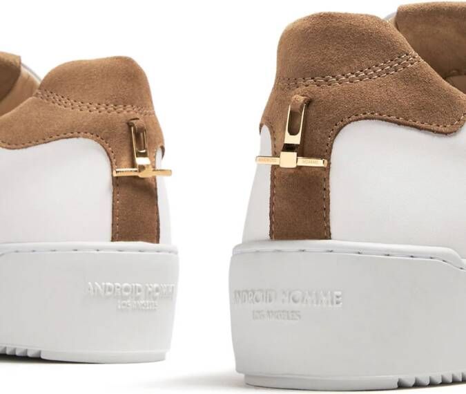Android Homme Zuma leather sneakers White