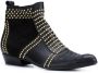 ANINE BING Charlie stud-embellished leather boots Black - Thumbnail 2