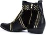ANINE BING Charlie stud-embellished leather boots Black - Thumbnail 3
