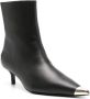 ANINE BING Gia 75mm leather boots Black - Thumbnail 2