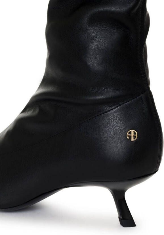 ANINE BING Hilda 50mm sock-style knee boots Black