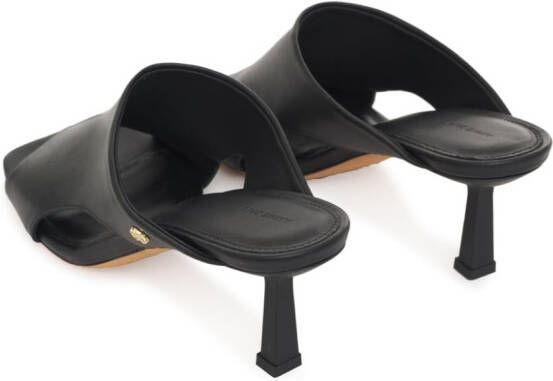 ANINE BING Hoxton cut-out mules Black