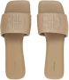 ANINE BING Ria open-toe leather slides Neutrals - Thumbnail 4