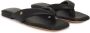 ANINE BING Viola leather flip-flops Black - Thumbnail 2