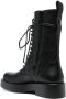 Ann Demeulemeester 40mm lace-up leather boots Black - Thumbnail 3