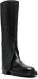 Ann Demeulemeester 45mm leather knee-length boots Black - Thumbnail 2