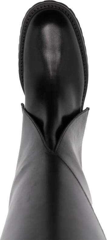 Ann Demeulemeester 45mm leather knee-length boots Black