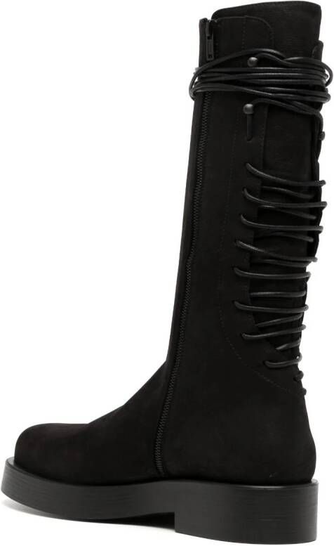 Ann Demeulemeester Mick lace-up leather boots Black