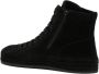 Ann Demeulemeester Raven panelled suede sneakers Black - Thumbnail 3