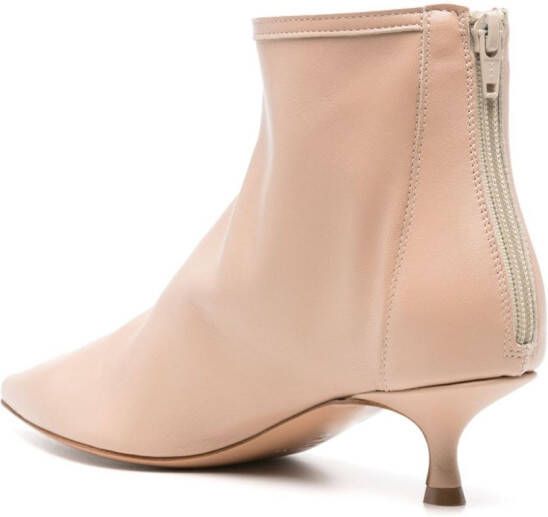 Anna F. 45mm leather ankle boots Neutrals