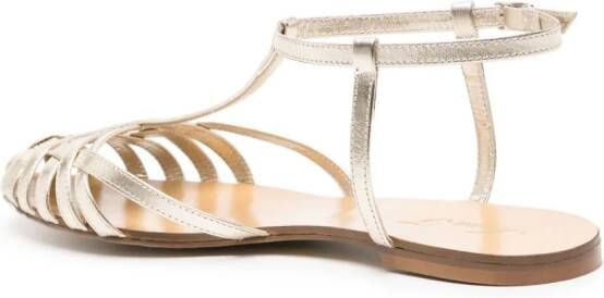 Anna F. 512 leather sandals Gold