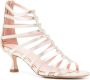Anna F. 55mm leather sandals Gold - Thumbnail 2