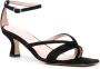 Anna F. 70mm suede sandals Black - Thumbnail 2