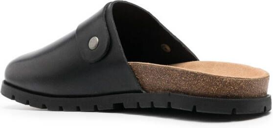 A.P.C. Danny leather mules Black