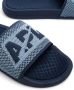 APL: ATHLETIC PROPULSION LABS logo-embossed knitted slides Blue - Thumbnail 5