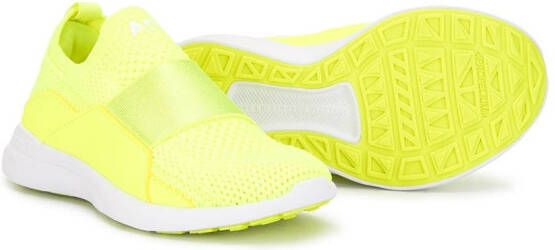 APL: ATHLETIC PROPULSION LABS mesh-upper slip-on sneakers Yellow