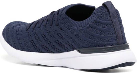 APL: ATHLETIC PROPULSION LABS TechLoom Wave logo-patch sneakers Blue