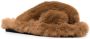 Apparis Biba faux-fur slippers Brown - Thumbnail 2